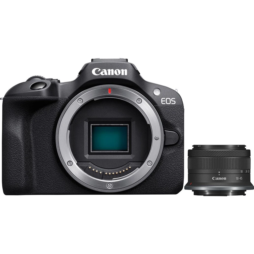 Canon EOS R100 Mirrorless Camera + RF-S 18-45mm STM Lens-01