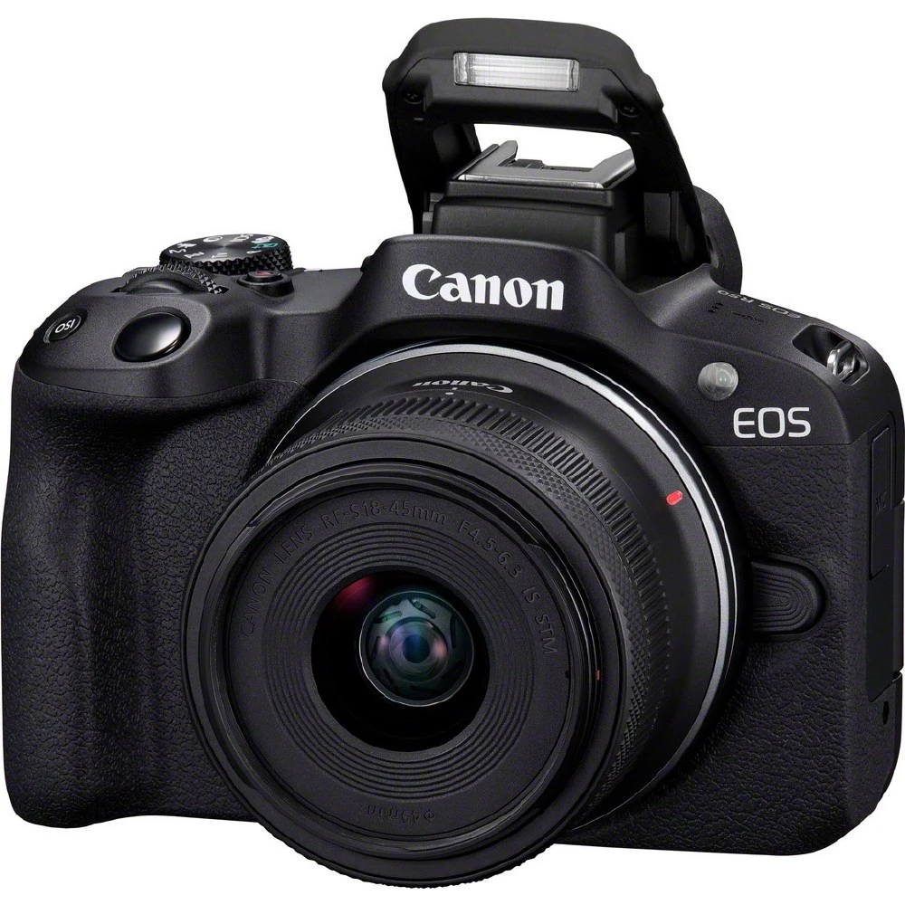 Canon EOS R50 Mirrorless Camera + RF-S 18-45mm IS STM Lens + RF-S 55-210mm IS STM Lens (Black)-06
