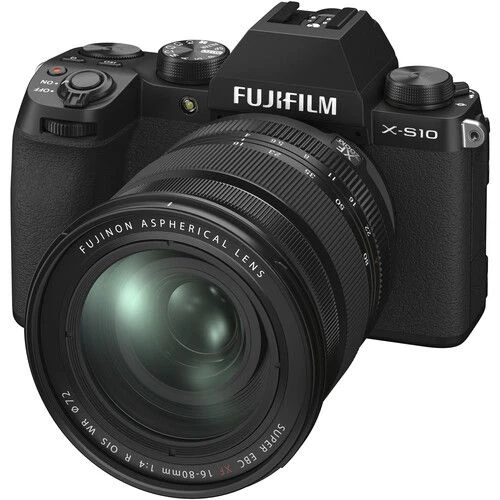 Fujifilm X-S10 Mirrorless Digital Camera with 16-80mm f/4 Lens (Black)-01