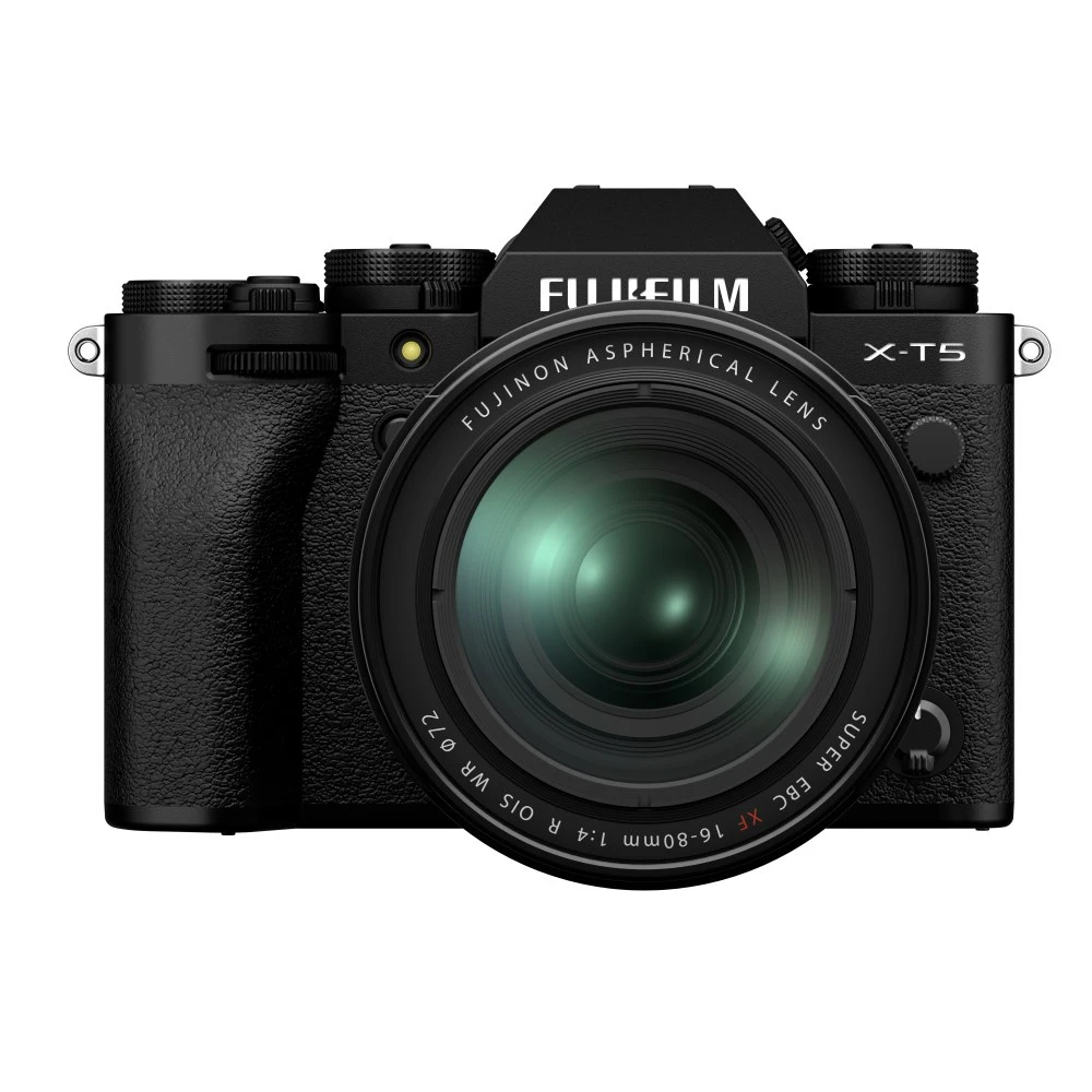 Fujifilm X-T5 Mirrorless Digital Camera with 16-80mm f/4 Lens (Black)-01