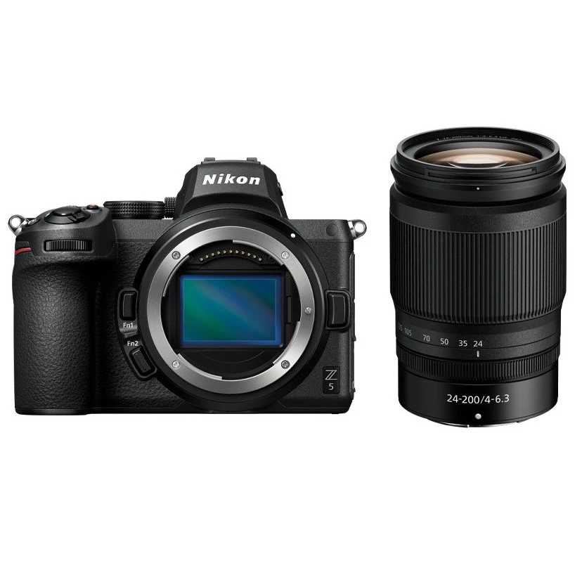 Nikon Z5 Mirrorless Digital Camera + 24-200mm f/4-6.3 VR Lens-01