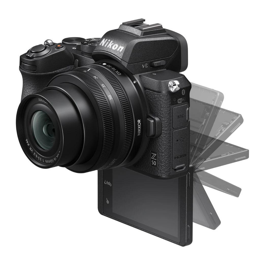 Nikon Z50 Digital Camera + 16-50mm + 50-250mm Lens Kit-05