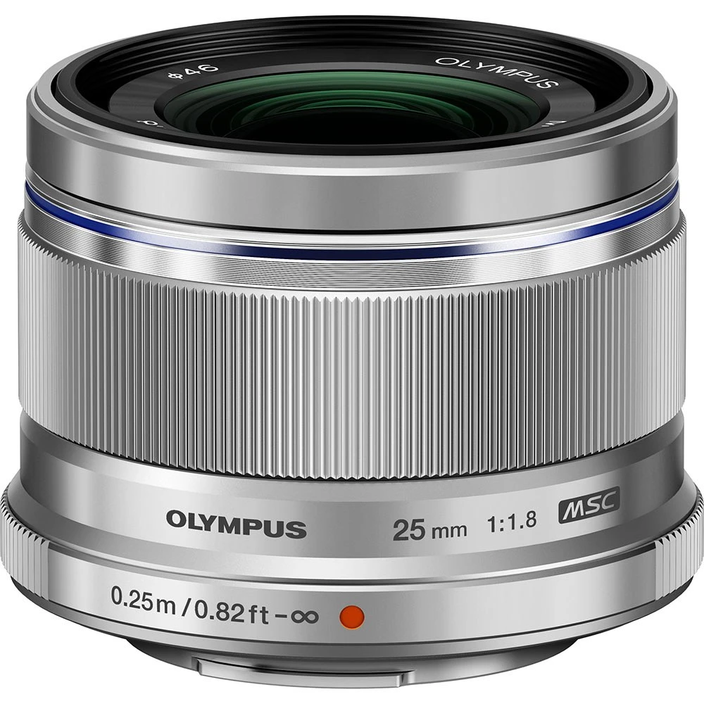 Olympus OM SYSTEM M.Zuiko Digital 25mm f1.8 Lens (Silver)-01