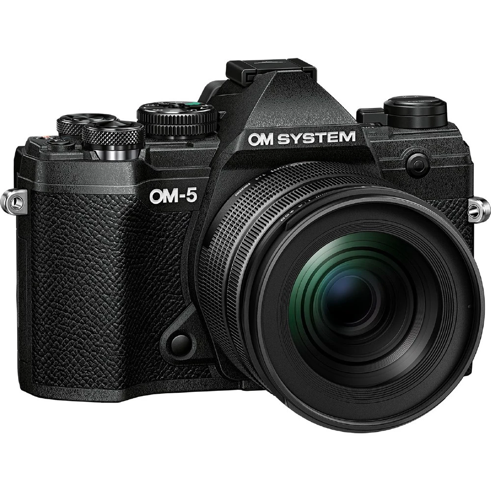 Olympus OM SYSTEM OM-5 Digital Camera + 12-45mm f/4 PRO Lens (Black)-01