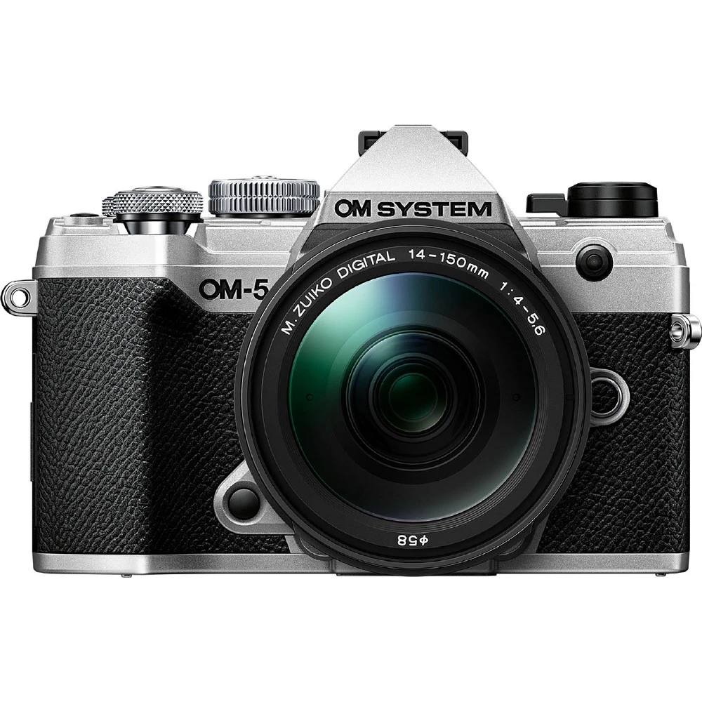 Olympus OM SYSTEM OM-5 Digital Camera + 14-150mm F4-5.6 II Lens (Silver)-07