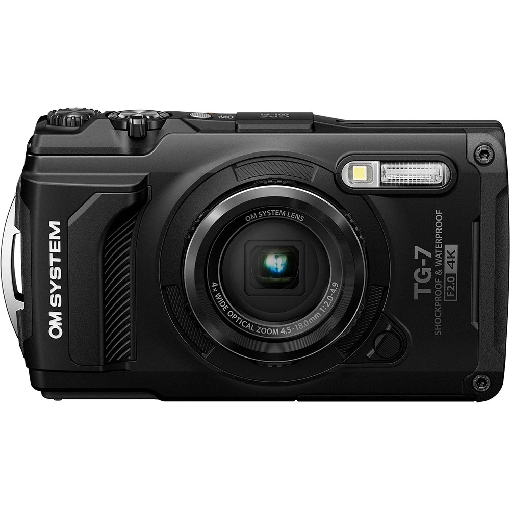 Olympus OM SYSTEM Tough TG-7 Digital Camera (Black)-01
