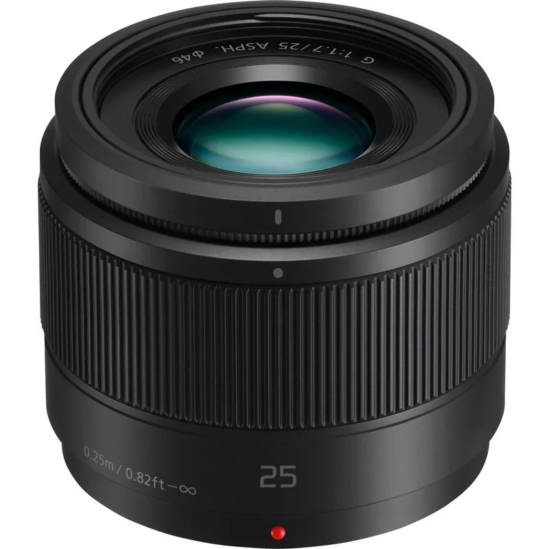 Panasonic Lumix G 25mm f/1.7 ASPH. Lens (Black)-01