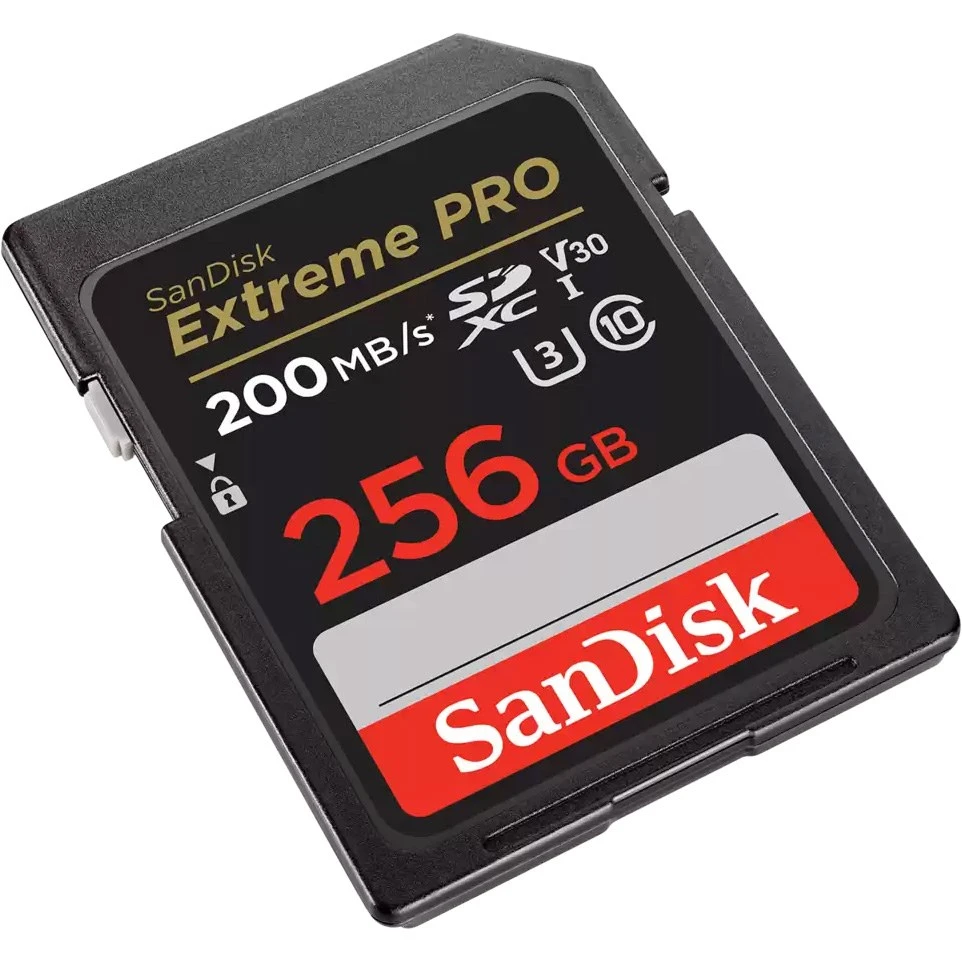SanDisk Extreme PRO 256GB 200MB/s UHS-I V30 SDXC Memory Card-02