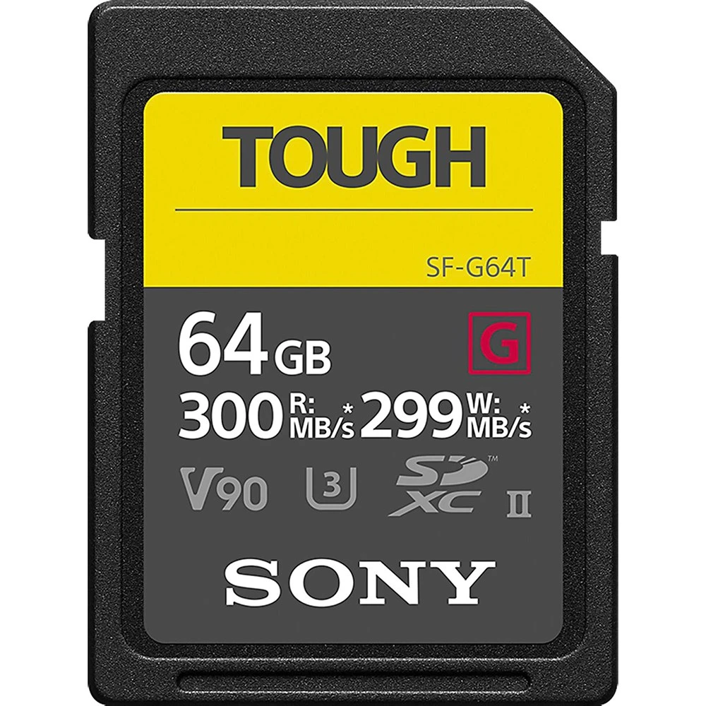 Sony 64GB SF-G Tough Series UHS-II SDXC Memory Card (SF-G64T)-01