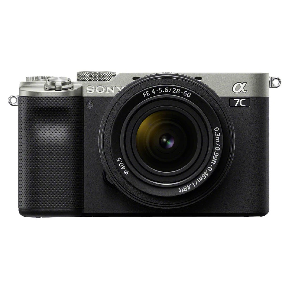 Sony Alpha a7C Mirrorless Digital Camera with 28-60mm Lens (Silver)-01