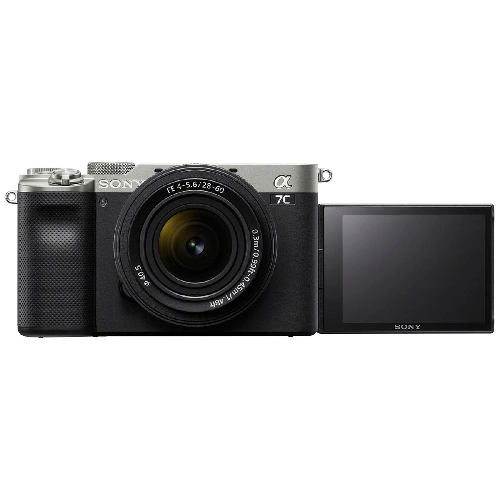 Sony Alpha a7C Mirrorless Digital Camera with 28-60mm Lens (Silver)-02