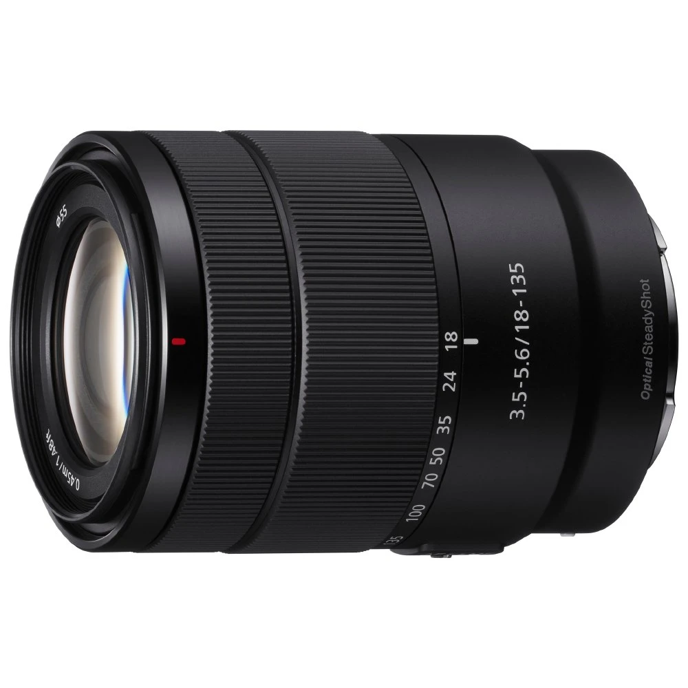 Sony E 18-135mm f/3.5-5.6 OSS Lens (SEL18135) (White Box)-01