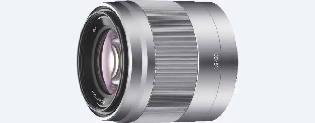 Sony E 50mm F1.8 OSS E-mount Lens SEL50F18 (Silver)-01
