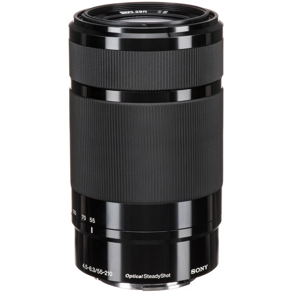 Sony E 55-210mm f/4.5-6.3 OSS Lens (Black) (SEL55210)-01