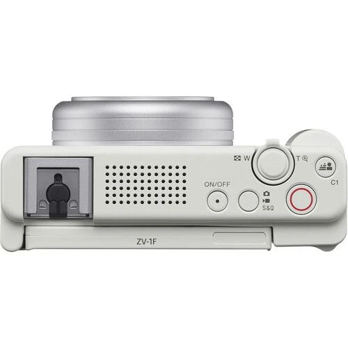 Sony ZV-1F Vlog Camera (White)-03