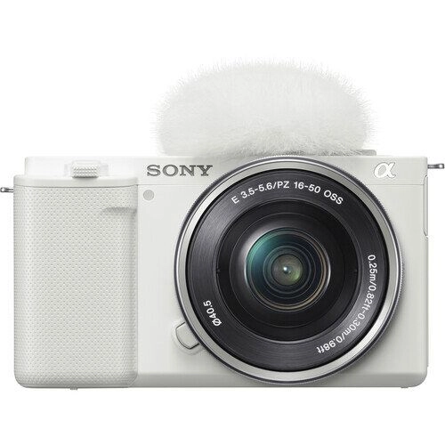 Sony ZV-E10 Vlog Camera + 16-50mm Lens (White)-01