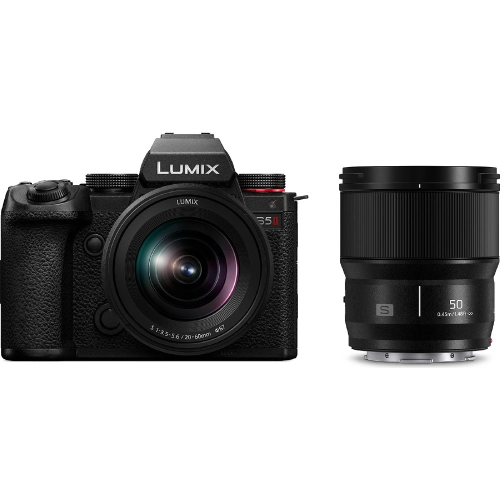Panasonic Lumix S5 II Digital Camera + 20-60mm + 50mm f/1.8 Lens-01